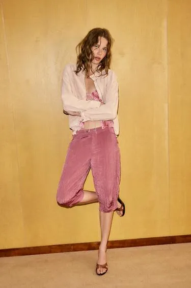 Куртка с карманами и эффектом потертости- Заказать в России