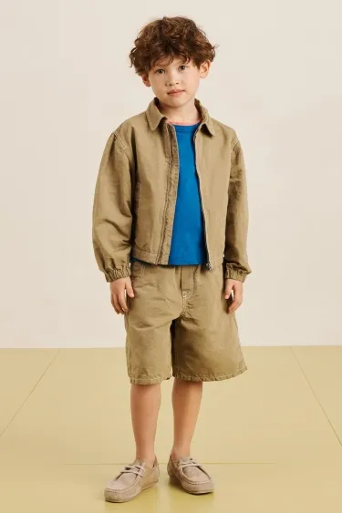 Бомбер 16 из смесовой ткани- Заказать в России