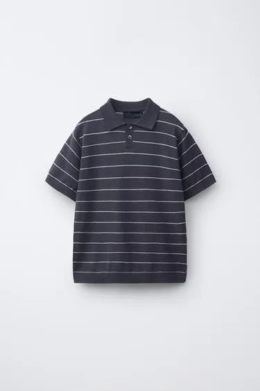 Поло из хлопка и льна