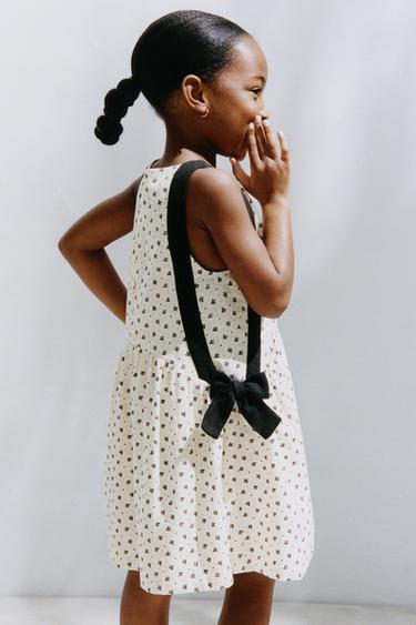 Платье из ткани с цветочным принтом- Заказать в России