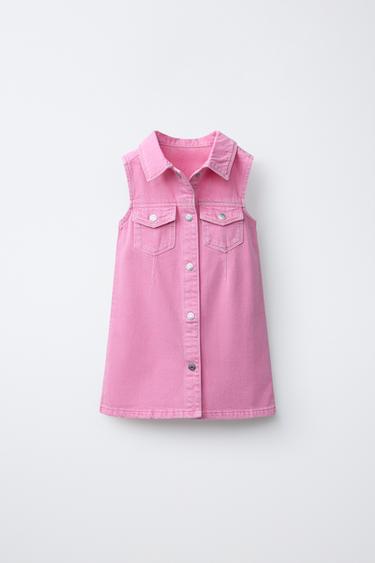 Zara Джинсовое платье-скейтер