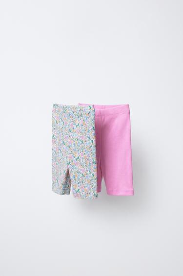 Zara Комплект из двух легинсов в рубчик