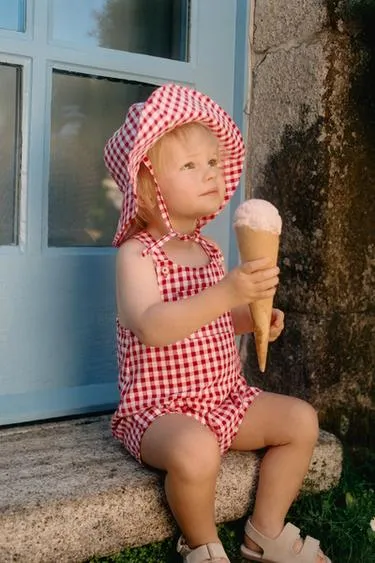 Ведро шляпа в клетку- Заказать в России