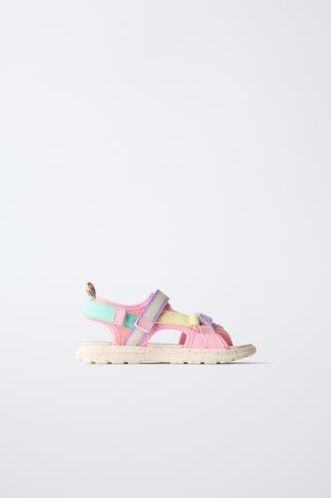 Zara Многоцветные технические сандалии