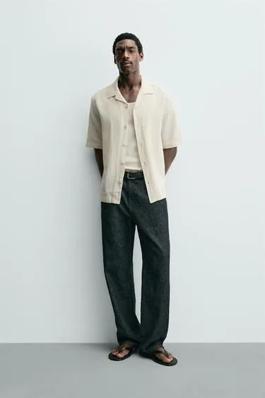 Рубашка из рельефной ткани в клетку- Заказать в России