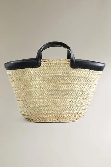 Сумка-тоут с деталями из кожи- Заказать в России