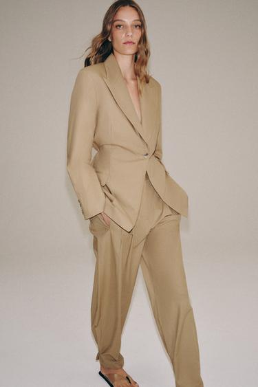 Zara Блейзер приталенного кроя — лимитированная серия, коллекция ZARA «ZW»