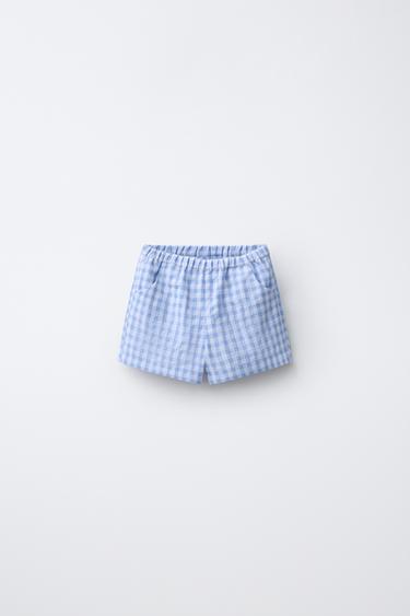 Zara Шорты в клетку «виши»