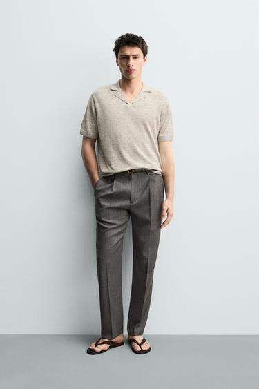 Поло из 100% льна- Заказать в России