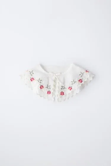 Воротник из поплина с вышивкой крестиком- Заказать в России