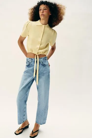 Джинсы Z1975  со средней посадкой и заутюженными стрелками