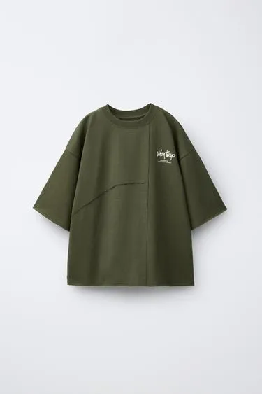 Футболка с декоративными швами- Заказать в России