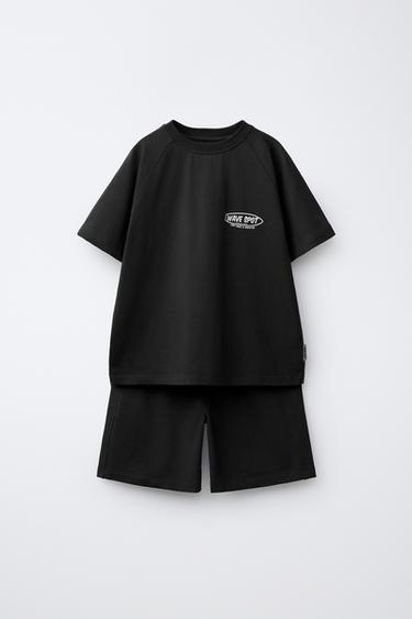 Zara Комплект из футболки и шортов