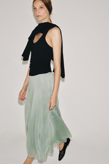 Zara Юбка миди — коллекция ZARA «ZW»