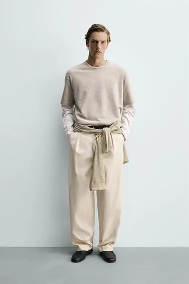 Футболка свободного кроя в полоску- Заказать в России