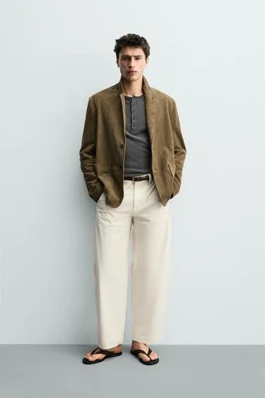 Блейзер  из замши