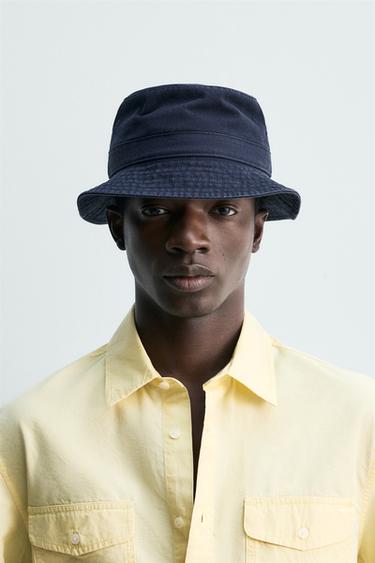 Zara Панама с эффектом потертости