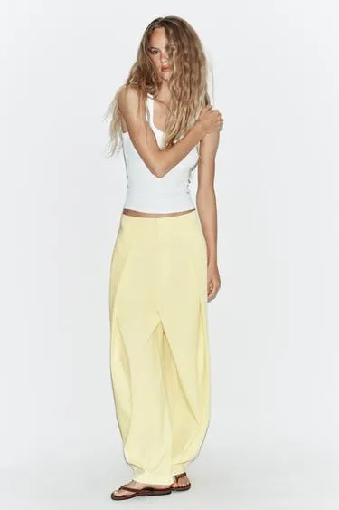 Брюки Balloon с защипами