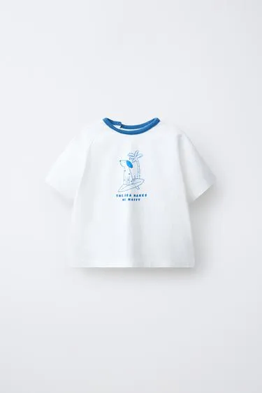 Футболка с принтом «собака-серфер»- Заказать в России