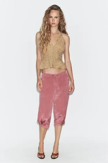 Топ халтер с бусинами- Заказать в России