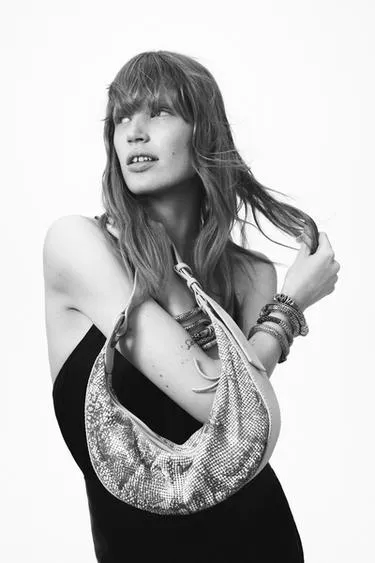 Сумка на плечо с животным принтом - вещь zara woman