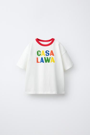 Zara Футболка с логотипом CASA LAWA X ZARA KIDS