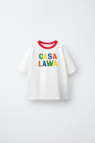 Футболка с логотипом Casa Lawa X Zara Kids- Заказать в России