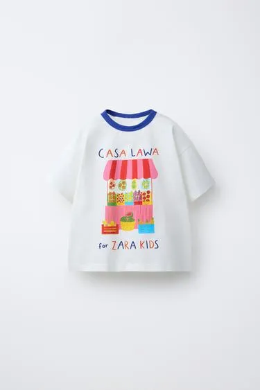Футболка с принтом Casa Lawa X Zara Kids- Заказать в России