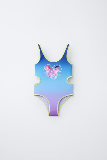 Zara 6-14 лет/купальник с вырезами «KPOP DEMON HUNTERS» © NETFLIX