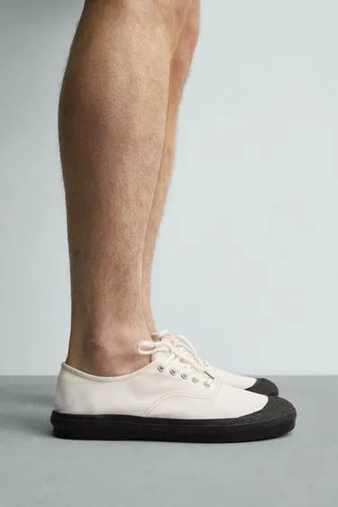 Кеды из ткани Zara «Aaron Levine»