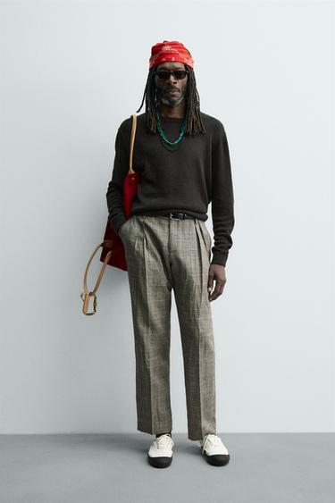 Zara Свитер из 100% льна ZARA «AARON LEVINE»
