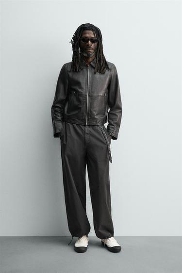 Zara Кожаная куртка ZARA «AARON LEVINE» купить с доставкой.