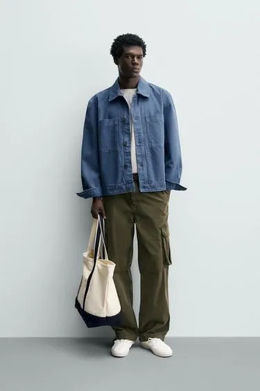 Куртка стандартной посадки с карманами- Заказать в России