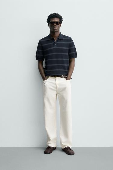 Zara Поло из трикотажа пике