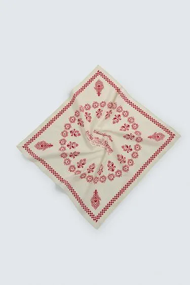 Бандана с графическим геометрическим принтом