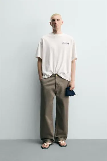 Футболка с комбинированным морским принтом