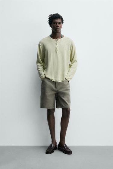 Джинсовые шорты стандартной посадки- Заказать в России