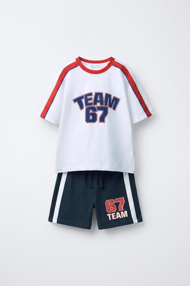 Zara 6-14 лет/пижама с принтом «цифра» купить с доставкой.