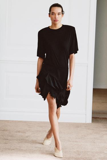 Zara Короткая юбка с воланами — коллекция ZARA «ZW»