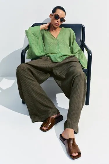 Кожаные мюли на танкетке- Заказать в России