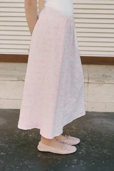 Структурная юбка-накидка миди- Заказать в России