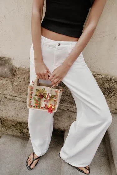 Мини-сумка с бусинами