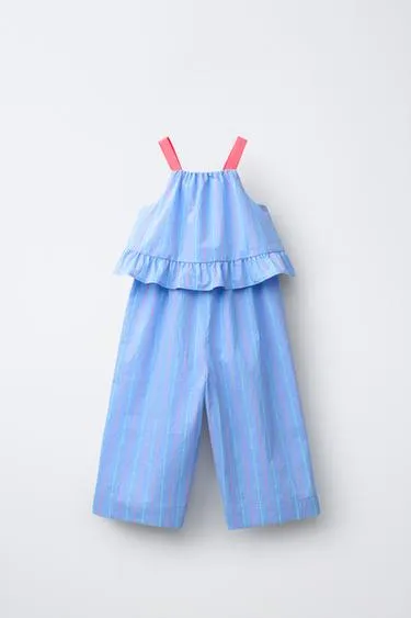 Длинный комбинезон в полоску- Заказать в России