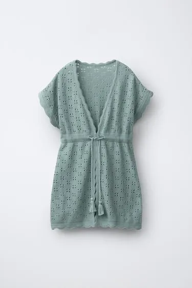 Кафтан из кружеева кроше- Заказать в России