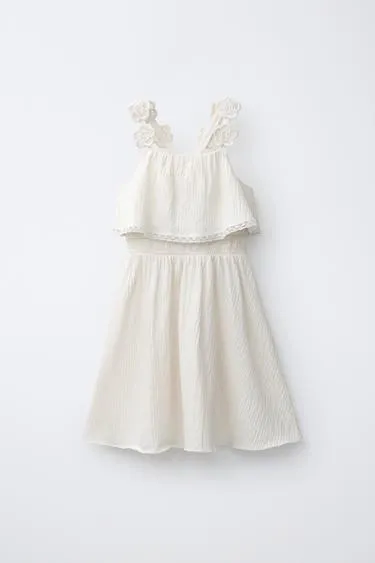 Платье с вышитыми цветами- Заказать в России