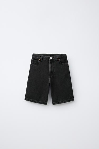 Zara Джинсовые шорты  багги купить с доставкой.