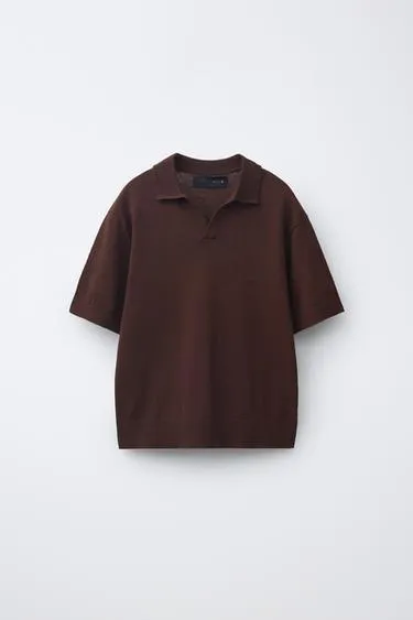 Поло из хлопка и льна