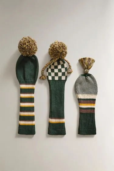 Чехол для гольф-клюшки вязаный