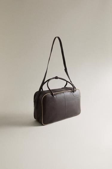 Zara Кожаная сумка для гольфа