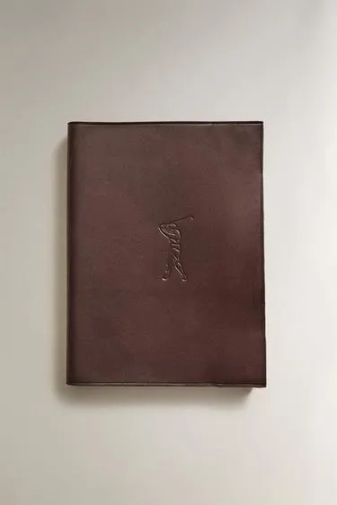 Обложка для заметок для гольфа из кожи